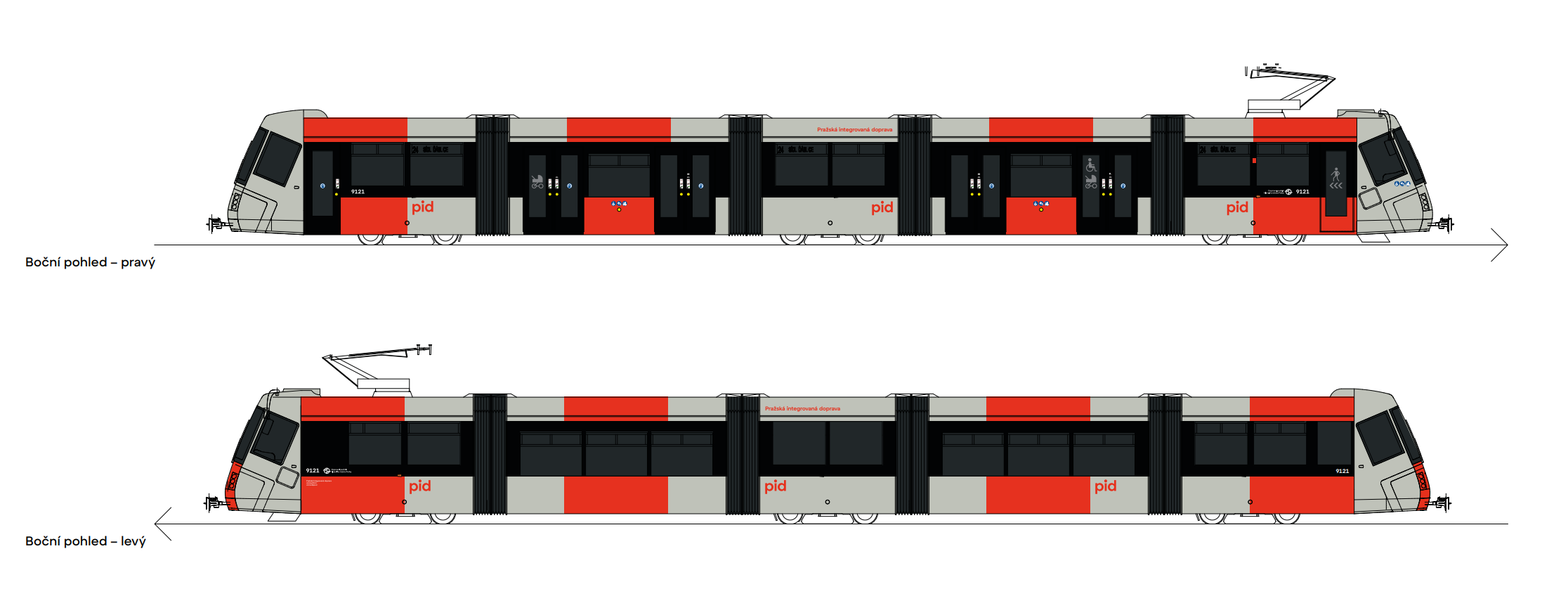 Až 25 tramvají 14T obdrží jednotný design PID